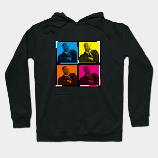 Rudyard Kipling - Poet - Colourful, pop art style design Hoodie